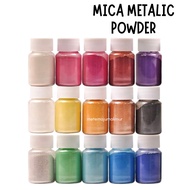 101-128 COLOR MICA POWDER 10g Metallic Powder/ Mica Powder Metallic Powder Pearl/ Shimmer Henna