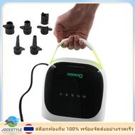 Jocestyle Paddle Board Pump with 6 Nozzles Portable SUP Pump Dual Stage Inflation Inflator Pump Auto
