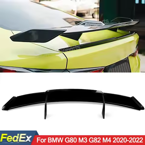 Hatchback Spoiler GT Style Rear Spoiler Wing For 2013-2022 BMW G80 G82 High-Kick Rear Tail Spoiler W