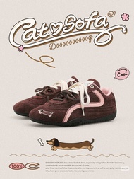 sofacat | Cat and Sofa/Dachshund รองเท้าผ้าใบ
