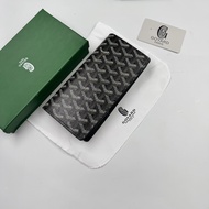 กระเป๋าสตางค์ Goyard สีเขียว สีดำ สีเทา สีน้ำเงิน พร้อมกล่องสีเขียว