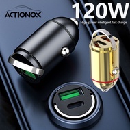 ACTIONOK Car Charger USB Type C Fast Charging Car Cigarette Lighter 300-22.5W QC3.0 PD Charger WIth 