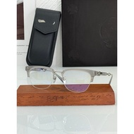 BKLB Chrome hear// Simple Glasses Frame Men Women Elegant Literary Glasses Frame Sven Business Flat 
