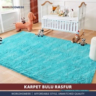 Promo Worldhome Rasfur Fur Carpet Floor Carpet 90X150 & 120X180Cm Carpet Anti-SlipOMBRE