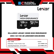 MicroSDXC LEXAR 128GB HIGH ENDURANCE UHS I U3 V30 4K LMSHGED128G BCNNG