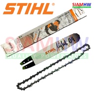 STIHL บาร์ #12 + โซ่เลื่อย 22T 3636 000 0044 ( สำหรับใส่กับ STIHL MS180 )