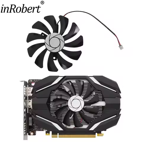 New 85mm HA9010H12F-Z Cooler Fan Replacement For MSI Geforce GTX 1050Ti 4G OC GTX1050 2G Graphics Vi