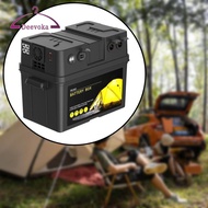 [deevoka] Outdoor Battery Tray Cases Portable Batteries Carrier for RV ATV Truck
