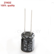 50PCS 450V4.7UF 8x12mm Aluminum Electrolytic Capacitor 4.7UF450V