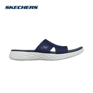 Skechers Women On-The-GO 600 Adore Sandals - 140169-NVY 5-Gen Technology Contoured Goga Mat Footbed Hanger Optional Machine Washable