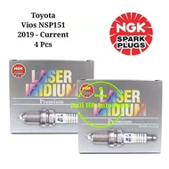 NGK Laser Iridium Spark Plug for Toyota Vios NSP151 2019 - Current