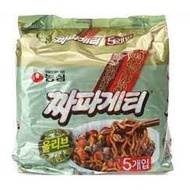 Pack Of 5 Korean Chapagetti Black Soy Sauce (140 Grams x 5 Packs)
