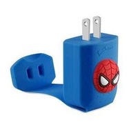 北車 Bone 智能 快速 充電器 蜘蛛人 漫威 Marvel 造型 2.1A USB 充電器 造型 充電頭 可收納線材