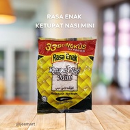 RASA ENAK KETUPAT NASI MINI (33 BUNGKUS)