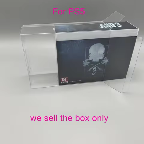 Collection Display Box For PS5 for Dead Island 2 limited Storage Transparent Box Collect box
