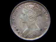 銅幣-1901年(大清光緒廿六年)英屬香港一仙銅幣(英女皇維多利亞歌德肖像,原光好品, 最後一款)