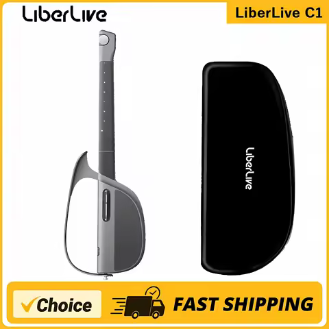 LiberLive C1 Stringless Foldable Smart Travel Guitar Fusion Accompaniment with Guitar Bag Guitar Str