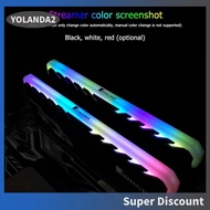 [yolanda2.sg] RGB RAM Heatsink DDR DDR3 DDR4 Memory Heat Spreader Cooler for Desktop PC