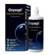 Twin Pack - 2 x Oxysept 360ml + 36 tablets ( Free Lens Case)