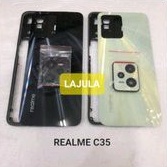 Backdoor Back Casing Casing Realme C35 Bazel Middle Bone Backdoor Realme C35