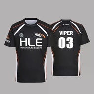 New HLE Esports Club Uniform Zeus Viper Shirt League of Legends Game Sports Training Shirt