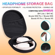 Compatible With Baseus Bowie H1i H1 D02 Pro D05 BH1 Lite NC Headphone Black Storage Case With Mesh P
