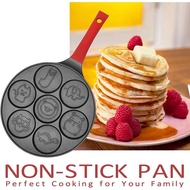 7-Hole Breakfast Griddle Mini Pancake Cooker Pan Breakfast Nonstick Pancake Griddle Egg Frying Pan