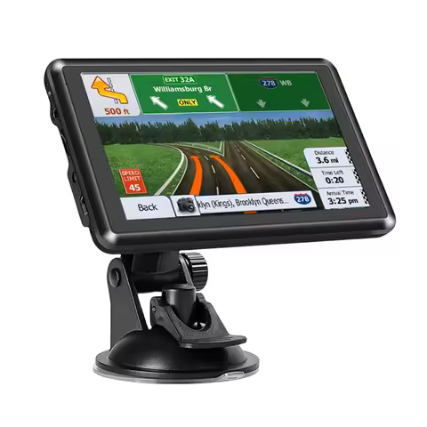 5 Inch Car GPS Navigation HD Touch Screen Sat Nav FM Transmitter Portable Navigator 256MB+8G Mini US