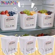 [H&L] Refrigerator Organizer Box | Food-Grade PP Anti-Mold Container for Fruits/Snacks/Leftovers, Co