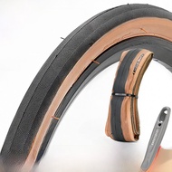 ยางนอกจักรยานจีโลร์พับได้เบาที่สุดสำหรับเส้นทางและเส้นทางป่า ยางป้องกันการถูกเจาะ ยางขอบสีเหลือง 20 