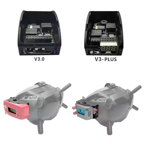 5.8G Receiver Digital to Analog Receiving Module Low Voltage Alarm RX PORT 3.0 PLUS for Fatshark for