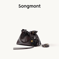 Songmont Gather Clutch Set Full-Grain Nappa Leather Handbag for Women Drawstring Sling Bag for Women