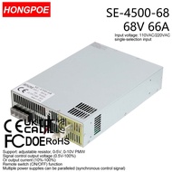 0-68V 66A 4500W Adjustable Power Supply AC-DC 0-5V 0-10V PLC PMW Signal Control Transformer, suitabl