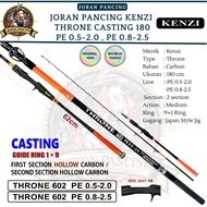 Fishing rod fishing rod casting Kenzi throne 180 cm PE PE 0.5-2.0 , PE 0.8-2.5 ring guide carbon 9 + 1