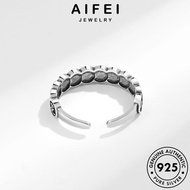 AIFEI JEWELRY Cincin Ring 925 Fortune For Adjustable Accessories Original Perak 純銀戒指 Korean Sterling Perempuan Women Silver Retro R924