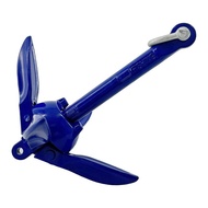 Marine Hardware Accessories   Marine Blue Aluminum Anchor Umbrella Folding Anchor Anchor kayak yacht