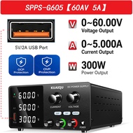 Variable Power Supply KUAIOU 30V 10A Adjustable Regulated Power Supply with USB 5V 2A OCP OVP Output