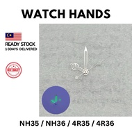 Green Luminous Watch Hands for Seiko Mod NH35 NH36 4R35 4R36 – Luminous Stainless Steel | Ready Stoc