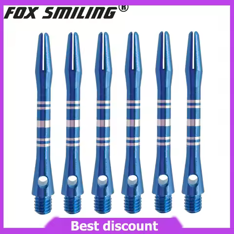 6PCS 41mm Darts Shafts Aluminium 2BA Darts Accessories
