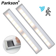 PIR Motion Sensor LED Night Light Wireless Use AAA Battery Closet Lights LED Under Cabinet Light For