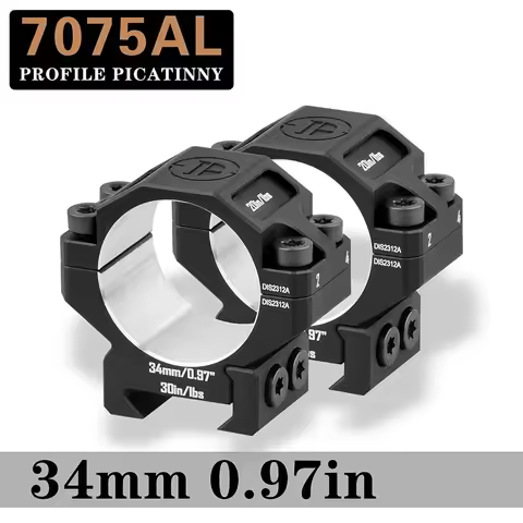 Discovery Optics 35/34mm Scope Mount Rifle Scope Ring for Picatinny Rails Cnc 7075 Aviation Aluminum