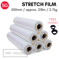 Stretch Film / Shrink Wrap / Clear Packing Wrap / Transparent Cling Wrap For Pallet &amp; Parcel / Waterproof Furniture Wrap