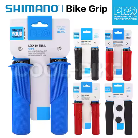 Shimano Pro MTB Handlebar Grips Ergonomic Sport Grips ECONTROL LOCK ON GRIP LOCK ON TRAIL GRIPDUAL L