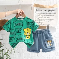 Lion GATHER Children's JEANS Suit