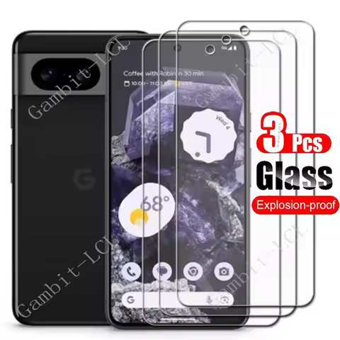 1-3PCS Tempered Glass For Google Pixel 8 Pro Protective ON GooglePixel8Pro Pixel8Pro Pixel8 8Pro Scr