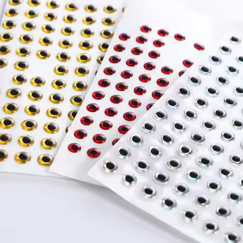 Accessories Simulation 100pcs/lot 3mm 4mm 5mm 6mm Eyeball DIY Eyes Artificial Fish Eyes 3D Fish Eyes