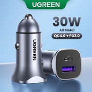 UGREEN 30W Car Charger QC18W for iPhone 15 14 13 Pro Max iPhone 15 14 Plus/iPhone 12 11 Pro Max Sams