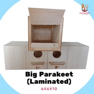 Big Parakeet (Laminated/Palochina) Nest Box for Birds