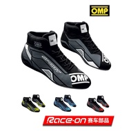 OMP SPORT FIA8856-2018 Certification Entry Level Flame Retardant Professional Racing Shoes Suede Mat
