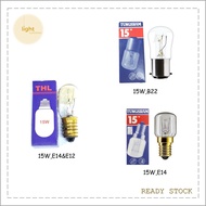 * Fast Ship * TUNGSRAM 15W B22/E14 Fridge Bulb / THL 15W E14/E12 Fridge Bulb / Mentol Peti Sejuk